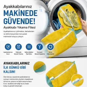 Fermuarlı Yıkama Torbası